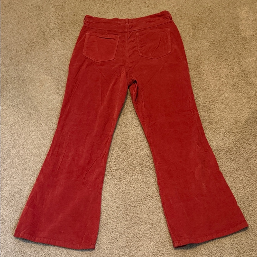We The Free for Free People Rust Colored Soft Corduroy Pants - Picture 6 of 7